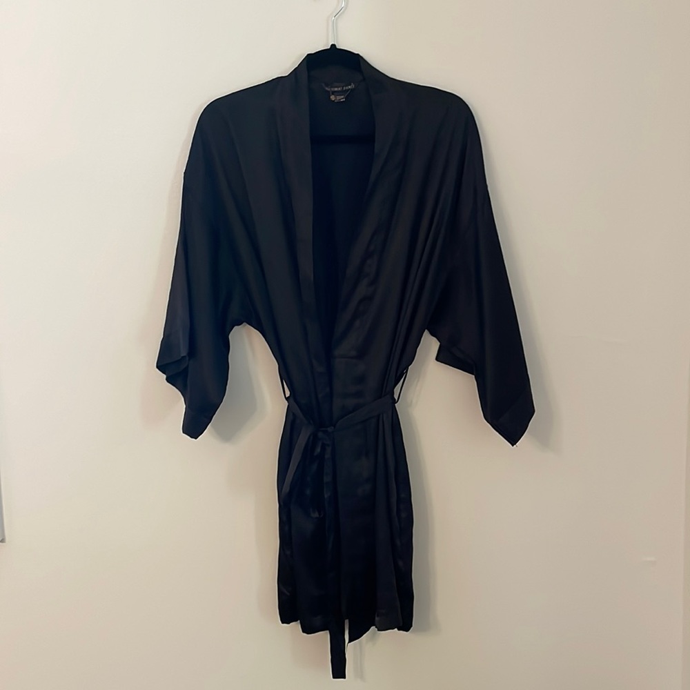 Black Victoria’s Secret Silk-like Robe